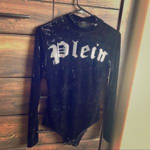 🥳Velvet Bodysuit Turtleneck Long Stretch Leotard